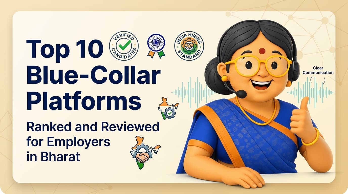 10 Best Blue Collar Job Hiring Platforms in India: Ranked and Reviewed